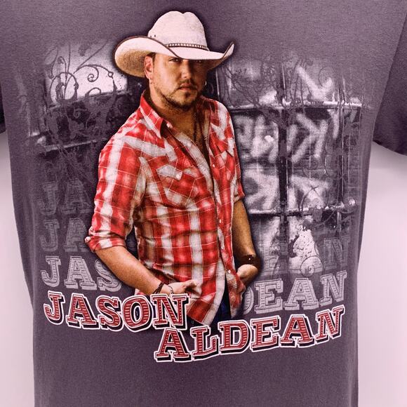 2011 Jason Aldean My Kinda Party Tour T-Shirt Mens Size S - Picture 5 of 9